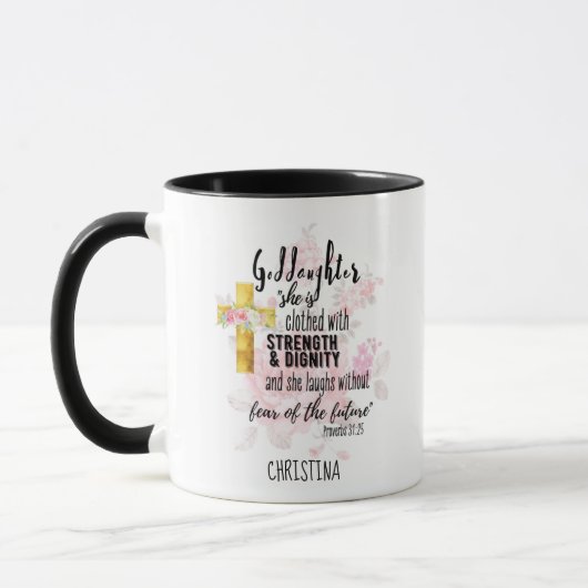 Teenage Godtochter Geschenk Personalisiertes Spric Tasse (Links)
