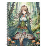 Teenage GREEN Hexen Zauber Buch Grimoire (Vorderseite)