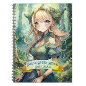 Teenage GREEN Hexen Zauber Buch Grimoire (Vorderseite)