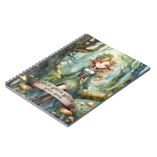 Teenage GREEN Hexen Zauber Buch Grimoire (Linke Seite)