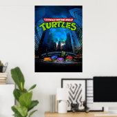 Teenage Mutant Ninja Titel Film Poster (Heimbüro)