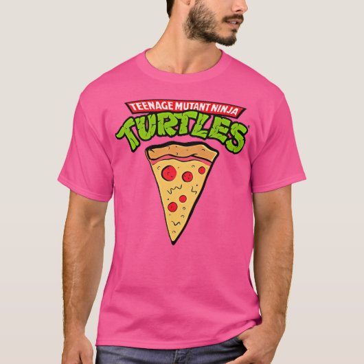 Teenage Mutant Ninja Turtles Pizza Retro Classic P T-Shirt (Vorderseite)