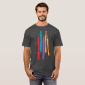 Teenage Mutant Ninja WeaponsMNTInspired Minimalist T-Shirt (Vorne ganz)