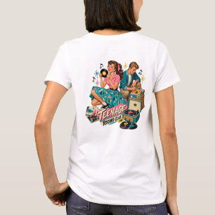 Teenage Record Hop Vintage T-Shirt für Damen aus d
