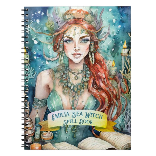 Teenage Sea Hexe Zauber Buch Grimoire (Vorderseite)