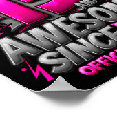 Teenager 13 Year Old Boys 13th Birthday Boy  Poster (Ecke)