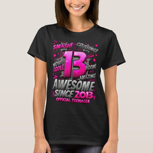 Teenager 13 Year Old Boys 13th Birthday Boy  T-Shirt (Vorderseite)