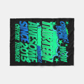 Teenager 13 Year Old For Boys 13 Year Old Boy Fleecedecke (Vorderseite (Horizontal))