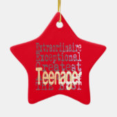 Teenager Extraordinator Keramik Ornament (Hinten)
