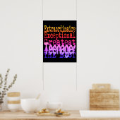 Teenager Extraordinator Poster (Küche)