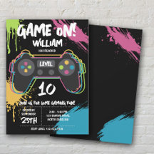Teenager Gaming Gamer Videospiel Graffiti Geburtst