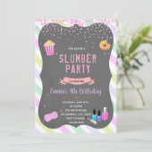 Teenager Geburtstagsfeier Einladung (Stehend Vorderseite)