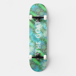 Teenager-Geschenk für ihn die Ziege grün Skateboard