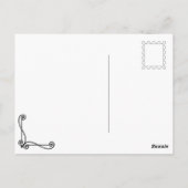 Teenager handeln jetzt postkarte (Rückseite)