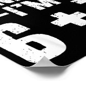 Teenager I'm 13th Birthday 6 7 Meme Six Seven Slan Poster (Ecke)