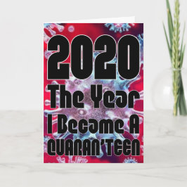 Teenager in Quarantäne Karte