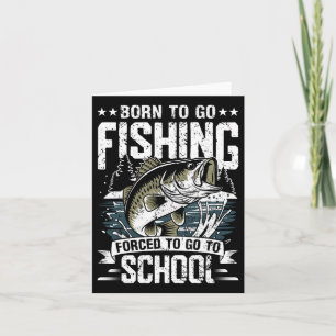 Teenager-Jungen-Angler-Shirt, das gezwungen wird, Karte