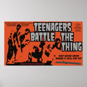 Teenager kämpfen mit dem Theaterfilm Poster