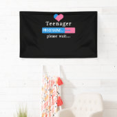 Teenager Loading Bitte warten 12. Geburtstag Banner (Insitu)