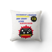 Teenager Loading Funny Gamer Personalisiert Geburt