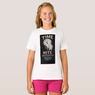 Teenager Mädchen Geburtstags-T-Shirt -Zeit vergeht T-Shirt