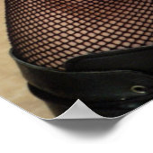 Teenager mit CD Poster (Ecke)