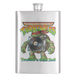 Teenager-Mutant-Ninja-Plattenspieler Flachmann