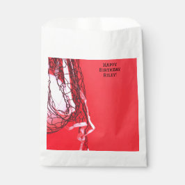 Teenager Red Net & Volleyball Sports Geschenktütchen