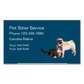 Teenager-Service-Visitenkartenmagnete Magnetische Visitenkarte (Vorderseite)