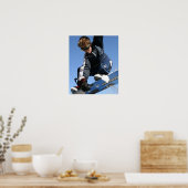 Teenager-Snowboarder-Poster Poster (Küche)