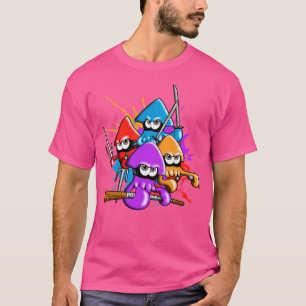 Teenager Spritzer Ninja Tintenfische. T-Shirt