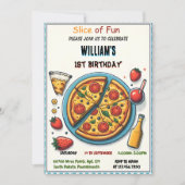 Teenager-Teeny-Teenager 1. Geburtstag Einladung (Vorderseite)