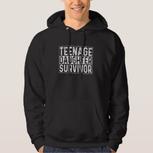 Teenager-Tochter Survivor Funny Vintag Vathers Da Hoodie