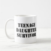 Teenager-Tochter Survivor Kaffeetasse (Links)