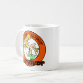 Teenager-Tochter Survivor Kaffeetasse (Vorderseite Links)