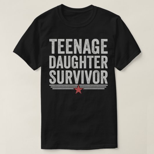 Teenager-Tochter Survivor T-Shirt (Design vorne)