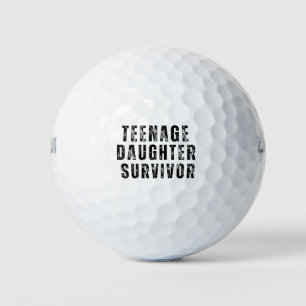 Teenager-Tochter Survivor Vintag Golfball
