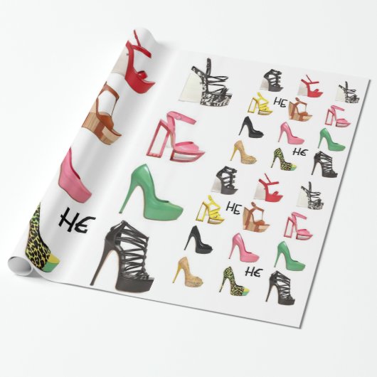 Teenagers Schuhgeburtspackpapier für ihre Mutter Geschenkpapier (Ungerollt)