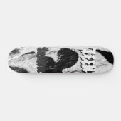 Teenagerschatten Skateboard (Horizontal)