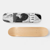Teenagerschatten Skateboard (Horizontal)