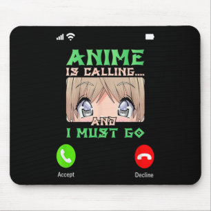 Teens Anime Merch Boys Mens Girls Anime ist Callin Mousepad