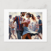 Teens Dancing, Postkarte (Vorderseite)