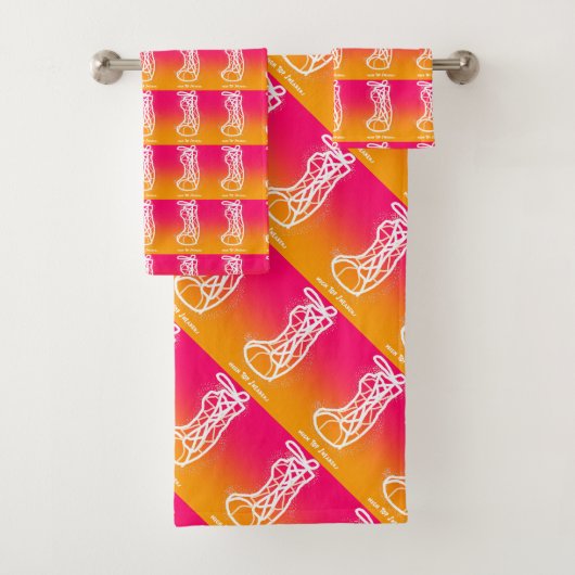 Teens Kids High Top Sneakers Badhandtuch Set (Insitu)