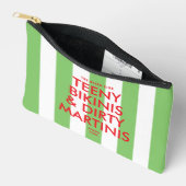 Teeny Bikinis & Dirty Martinis Beach Club Zubehörtasche (Offen)