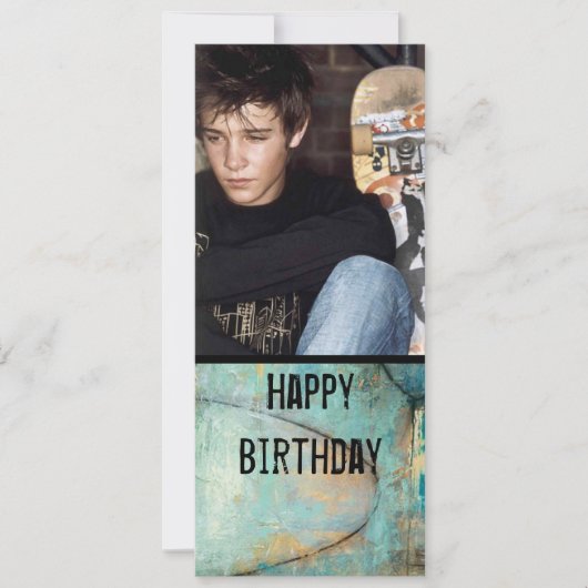 Teeny-Foto laden Einladung (Vorderseite)