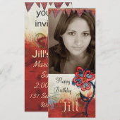 Teeny-Foto laden Einladung (Vorne/Hinten)