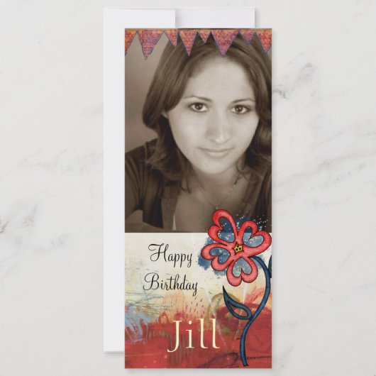 Teeny-Foto laden Einladung (Vorderseite)