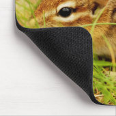 Teeny kleiner BabyChipmunk Mousepad (Ecke)
