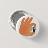 teeny leo! button (Vorne & Hinten)