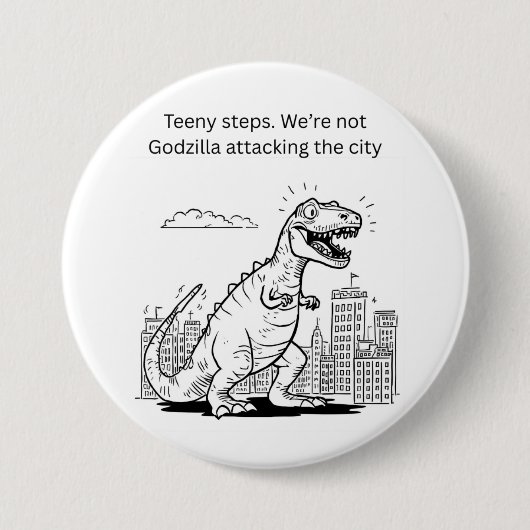 Teeny Steps Button (Vorderseite)